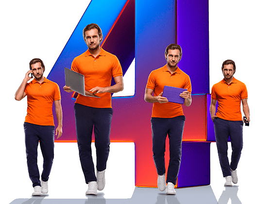 Великолепная четверка Ростелеком в деревня Русиновка (Тульская область)